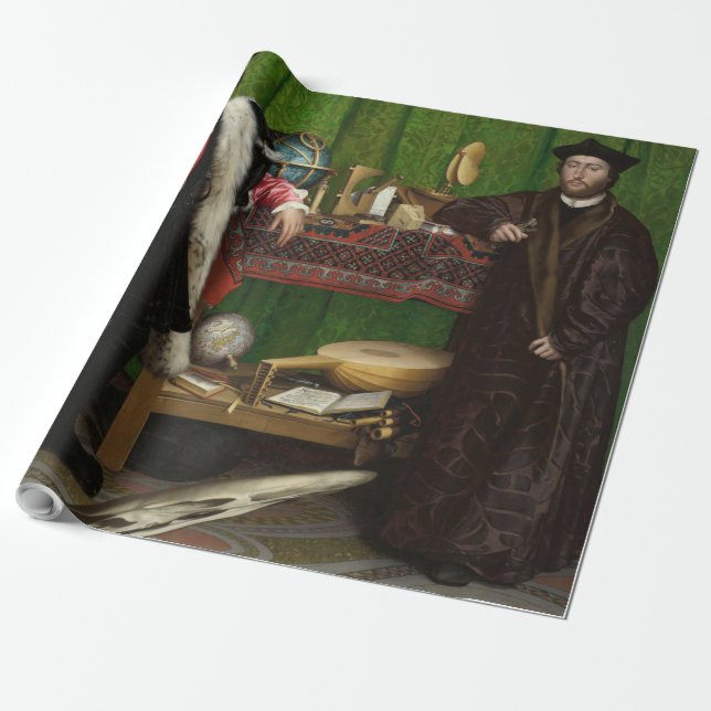 Ambassadörer Holbein the Younger Presentpapper (Utrullad)