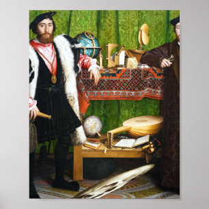 Ambassadörer Painting Hans Holbein Poster