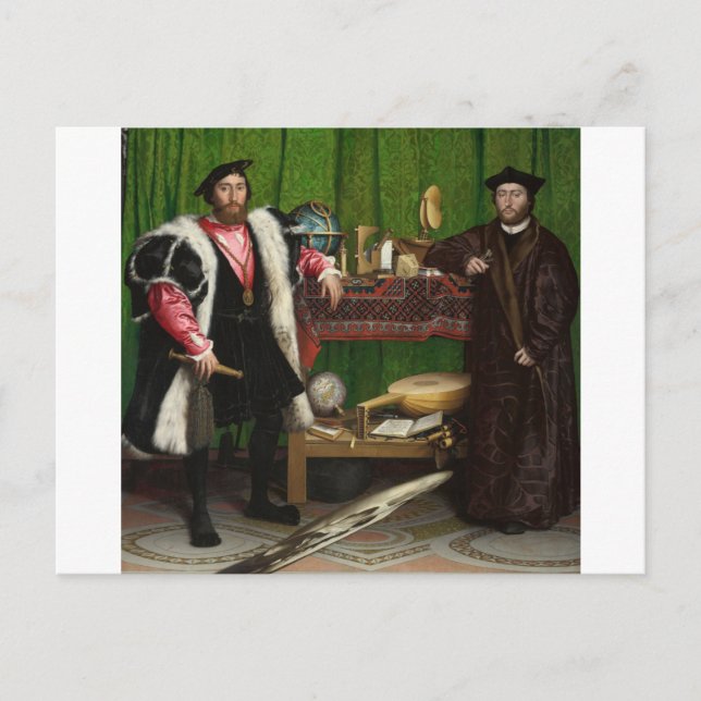 Ambassadörerna, Holbein den yngre Vykort (Framsida)
