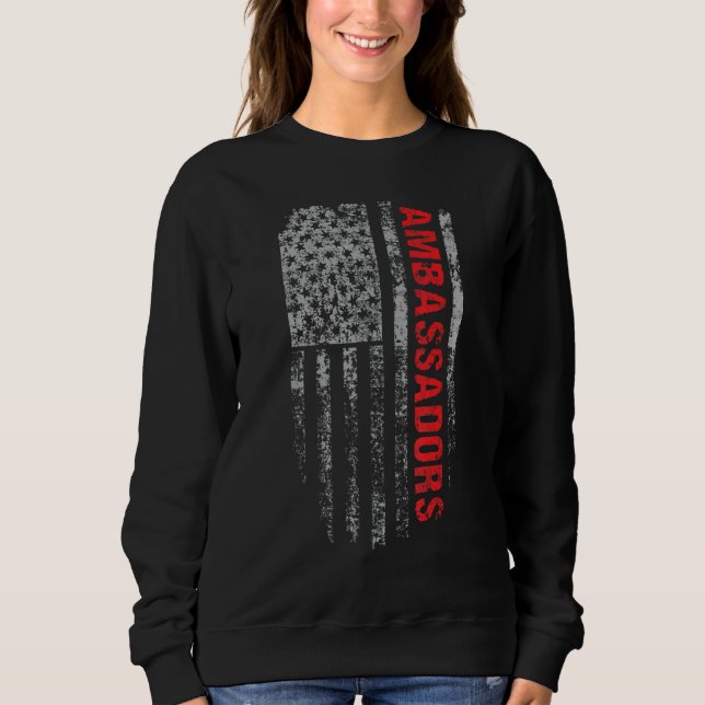 Ambassadors USA Flag Profession Ambassadors Job Ti T Shirt (Framsida)