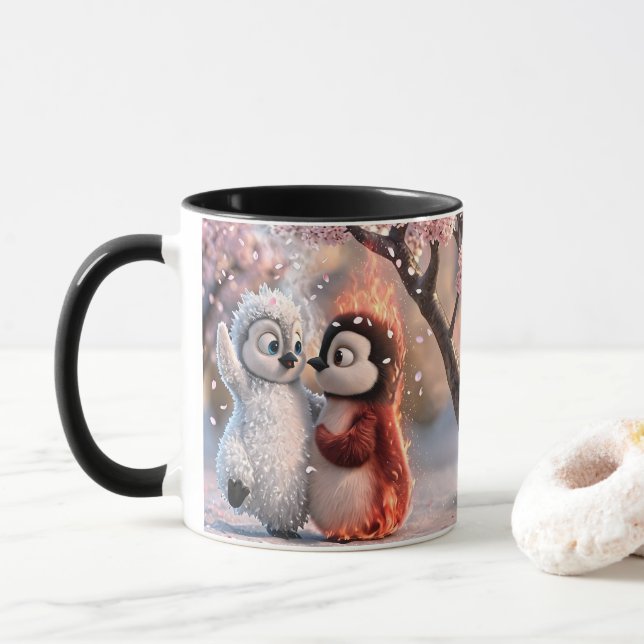 Amber and Frosty - Cherry Blossom Cup Mugg (Med munk)
