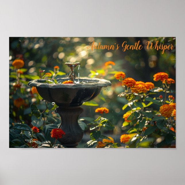 Amber Autumn Bliss Poster (Framsidan)