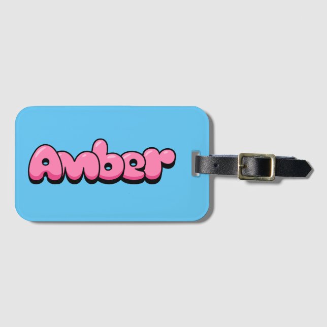 Amber Bagagebricka (Framsida horisontal)