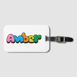 Amber Bagagebricka