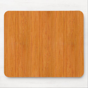 Amber Bamboo Wood Grain-utseende Musmatta