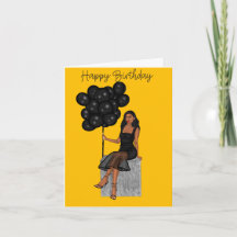 Amber Birthday-kort