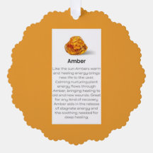 Amber Crystal: Märkre för judiskt Gift Card