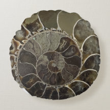 Amber Crystal Nautilus Snäcka Pillow