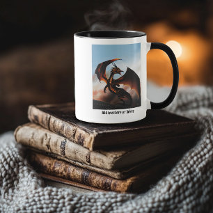Amber Dragon Fantasy Mugg