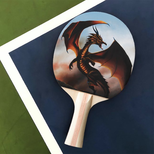 Amber Dragon Fantasy Pingisracket (Skapare uppladdad)