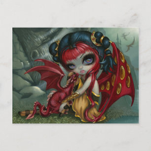 "Amber Dragonling" vykort