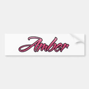 Amber faed rosa Aufkleber Sticker Bildekal