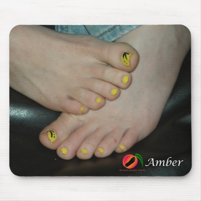 Amber Feet Mousepad Musmatta (Framsidan)