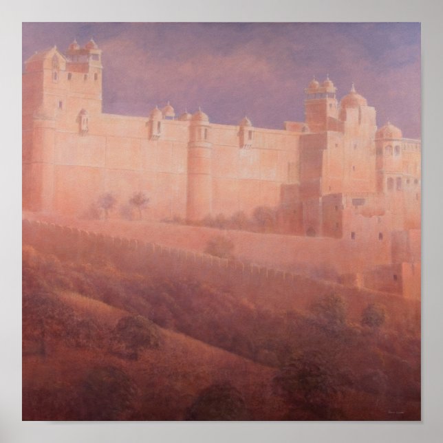 Amber Fort Jaipur Poster (Framsidan)