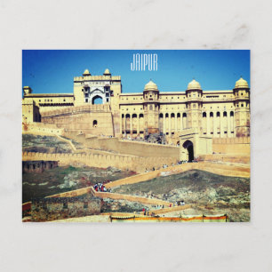 amber fort jaipur vykort