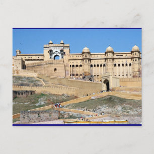 amber fort jaipur vykort