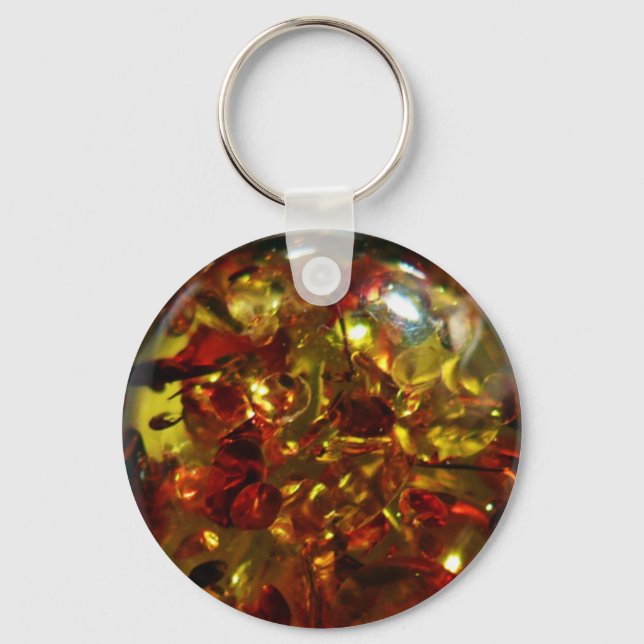 Amber Fossil Keychain Nyckelring (Framsida)