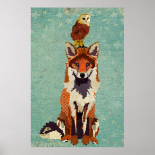 Amber Fox & Uggla Art Poster
