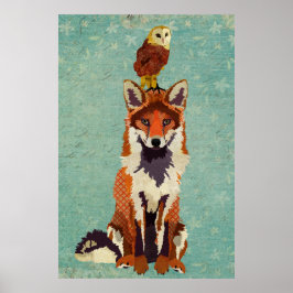 Amber Fox & Uggla Art Poster