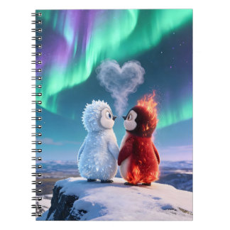 Amber & Frosty Aurora Magic Notebook Anteckningsbok