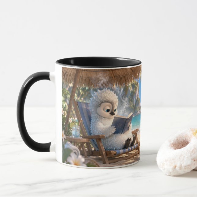 Amber & Frosty Tropical Beach Day Mugg (Med munk)