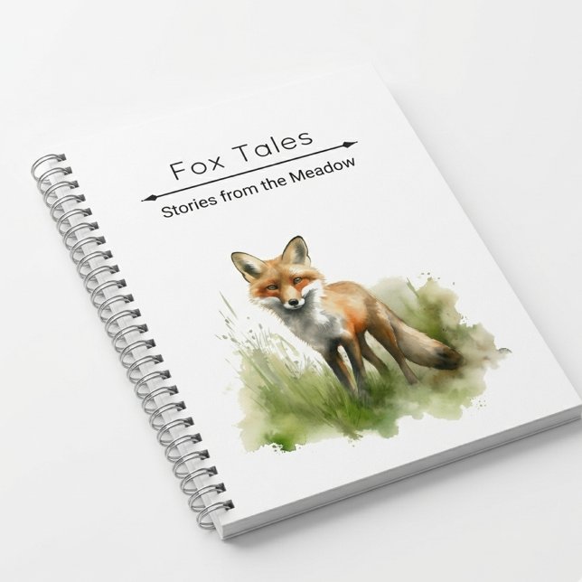 Amber Gaze: Meadow Fox, anpassad Anteckningsbok (Skapare uppladdad)