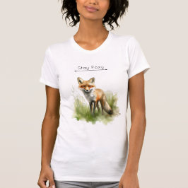 Amber Gaze: Meadow Fox, anpassningsbar T Shirt
