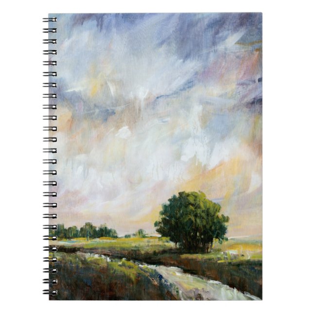 Amber Glow II Anteckningsbok Med Spiral (Framsidan)