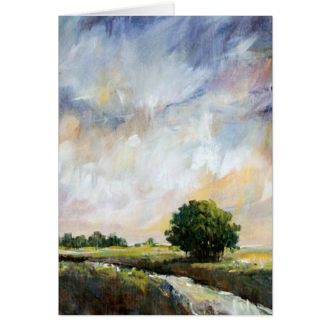 Amber Glow II Hälsningskort (Framsidan)