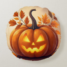 Amber Gourd Glow | Elegant Hösten Dekorativ kudde