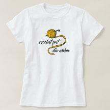 Amber Gult Crochet Fast, Die Warm T-Shirt