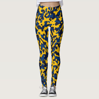 Amber Gult, Midnight Blue, Haiti Blue, Camo Leggings