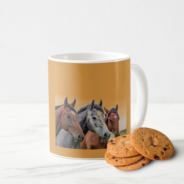Amber Horse Head Mugg: Perfekt Gift Kaffemugg (Skapare uppladdad)