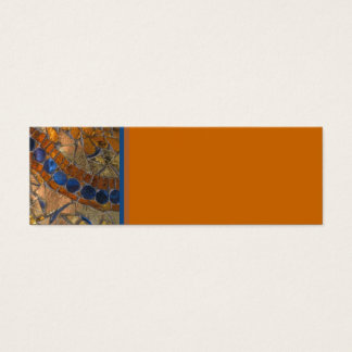 Amber Mosaic-kort Litet Visitkort