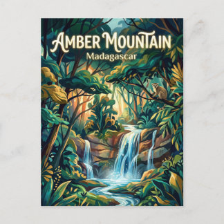 Amber Mountain National Park Madagascar Vykort