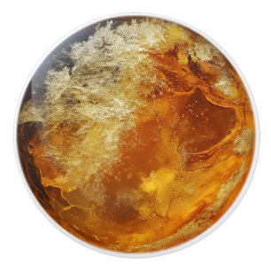 Amber Nature Mönster Knopp