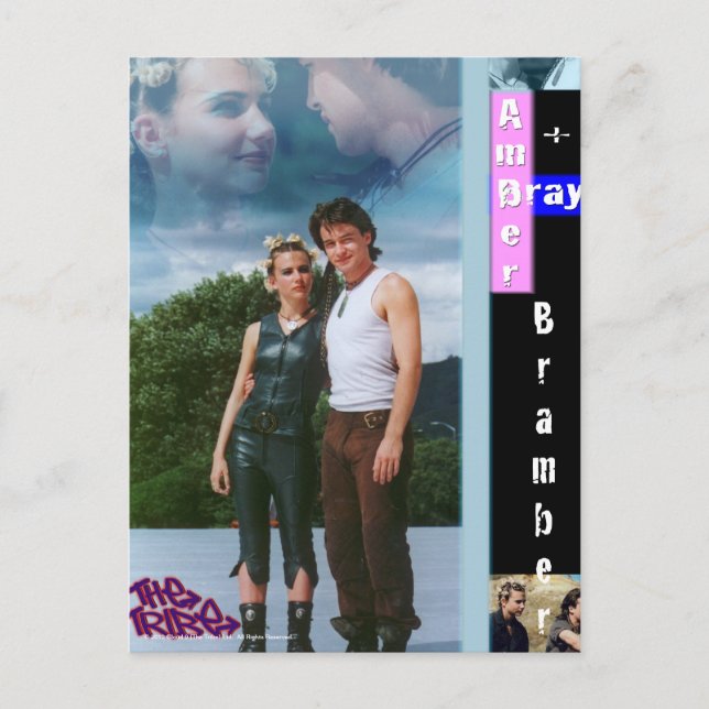 Amber och Bray Bramber Vykort (Framsida)