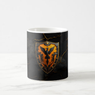 Amber Phoenix Firebird Legendarisk Kaffemugg