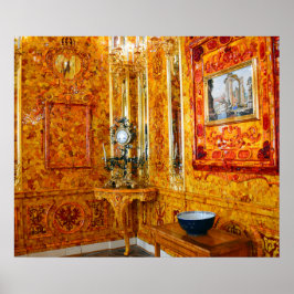 Amber Room i Catherine Palace, Ryssland Poster