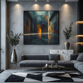 Amber Silence Chamber Poster