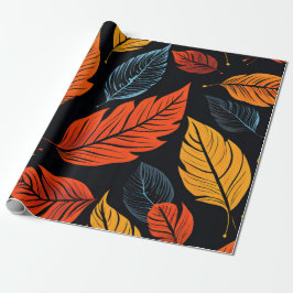 Amber Skogen: Höst löv i Warm Tones Presentpapper