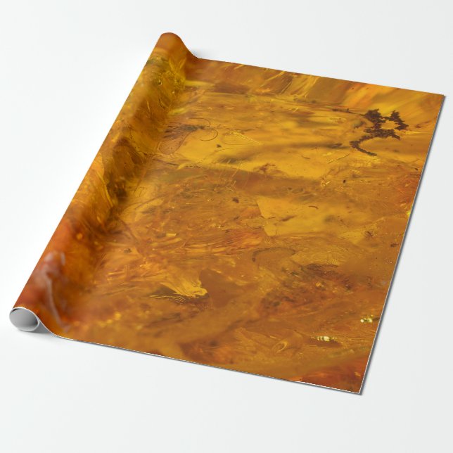 Amber stone-stängning presentpapper (Utrullad)