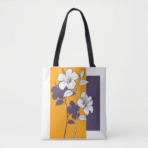 Amber trädgårdskontrast totebag tygkasse