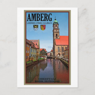 Amberg - Vils River Vykort
