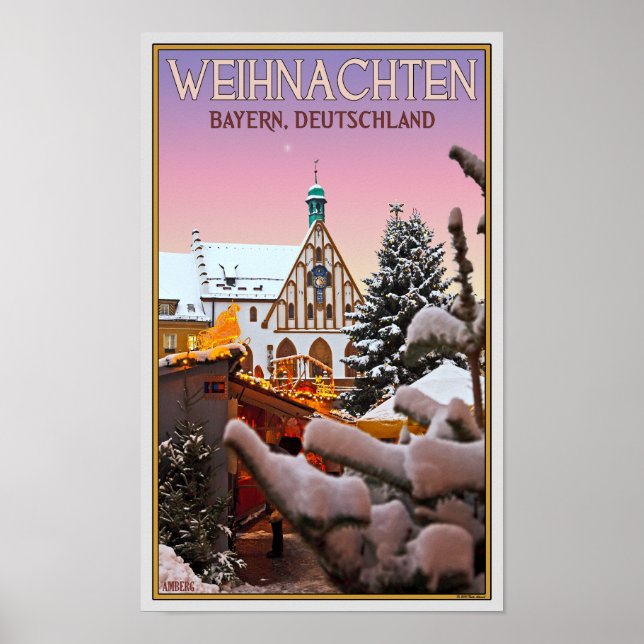 Amberg - Weihnachten Bayern Poster (Framsidan)