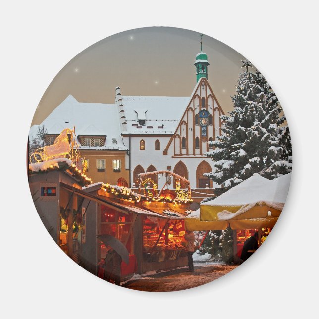 Amberg Weihnachtsmarkt Magnet (Framsidan)