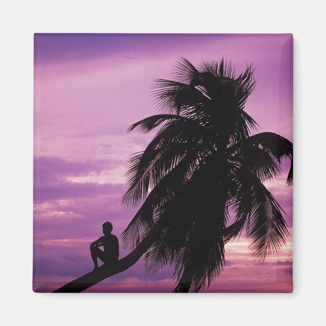 Ambergris Caye, Belize, Centralamerika. Magnet (Framsidan)