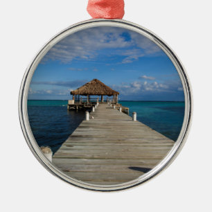 Ambergris Caye Belize Julgransprydnad Metall