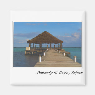Ambergris Caye Belize Travel Destination Magnet