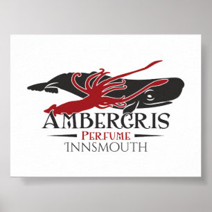Ambergris Sperm Whale Parfym Innsmouth Poster